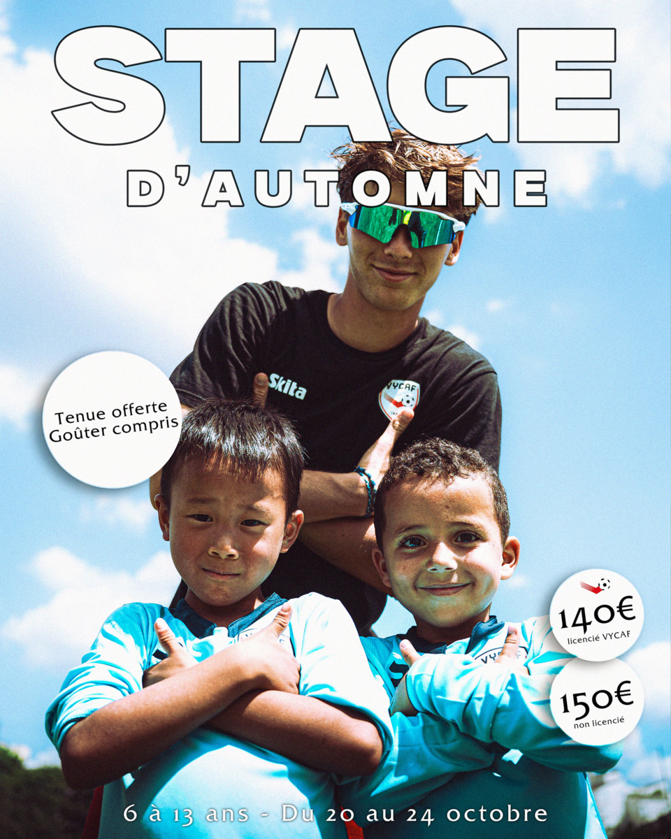 Stage d'Automne 2025 - inscriptions ouvertes