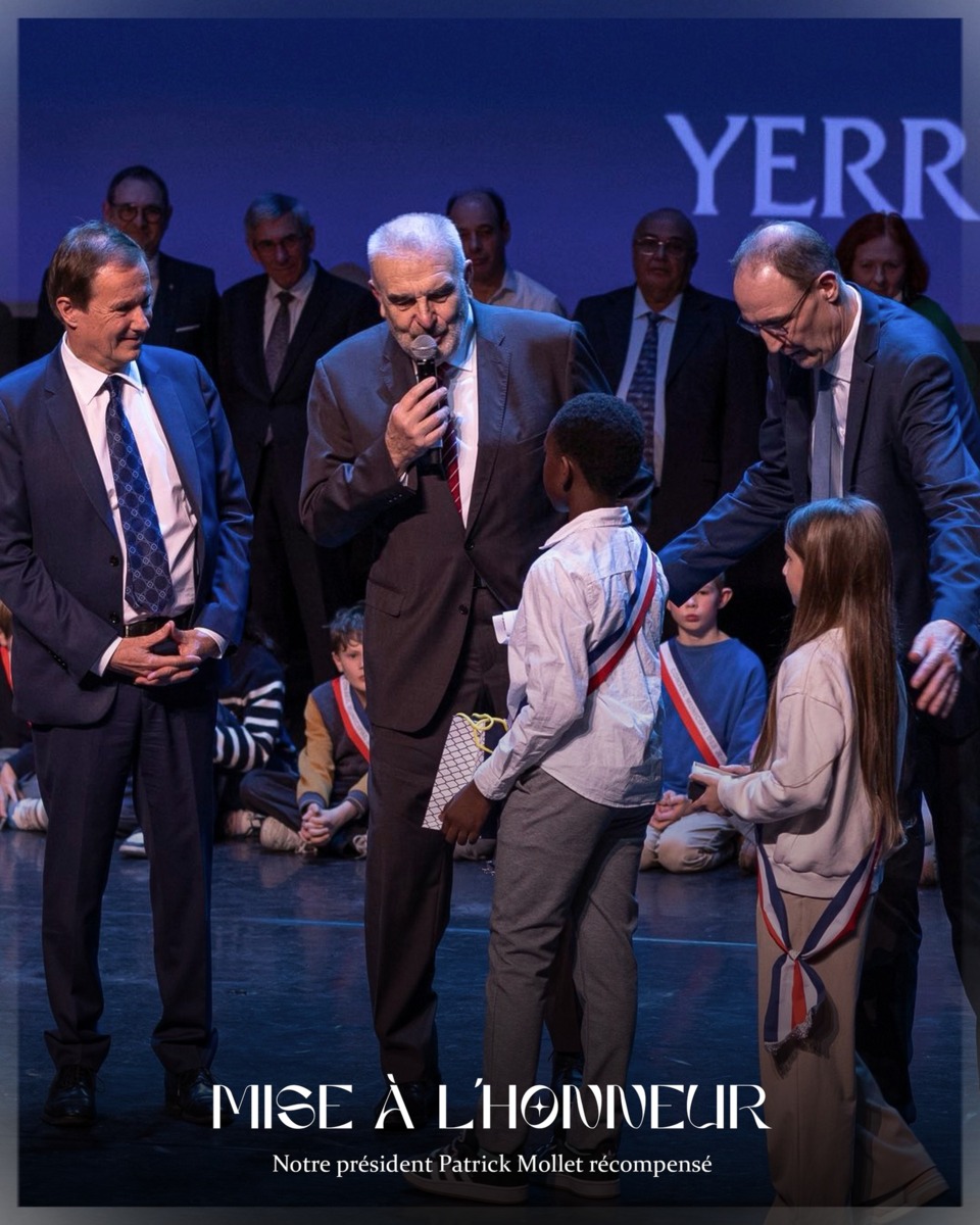 Mise à l'honneur de notre président