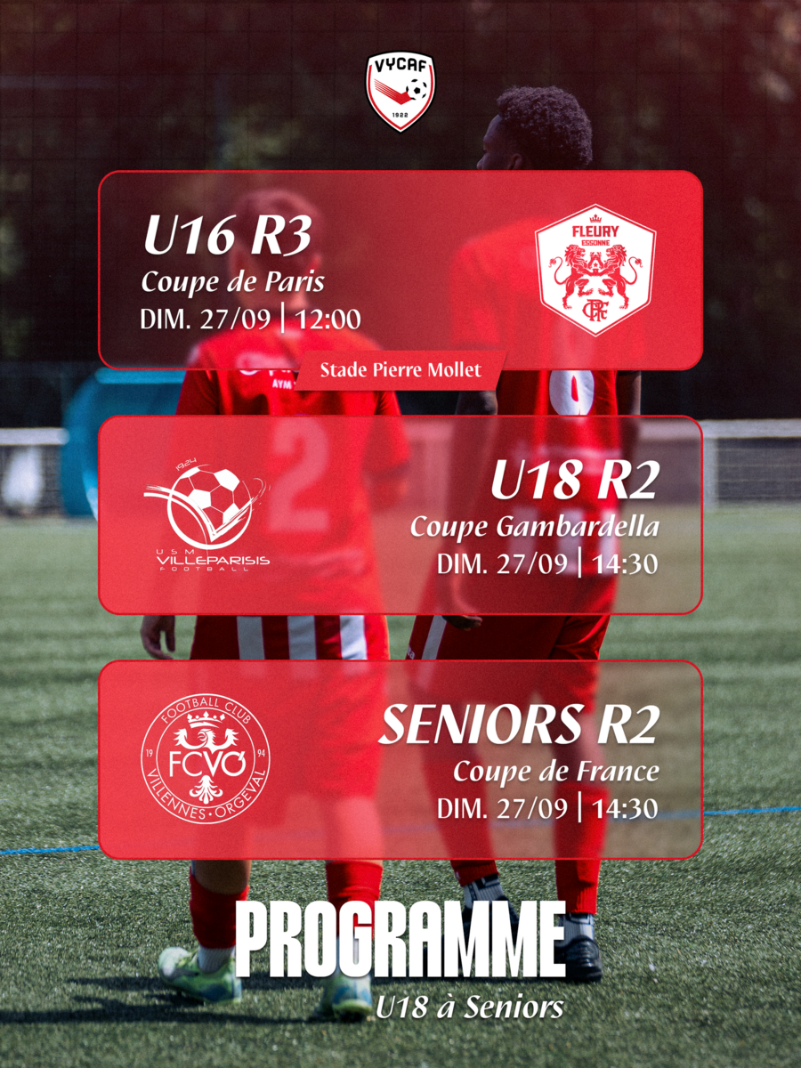 Programme du week-end