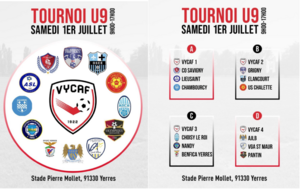 1er JUILLET TOURNOI U 9