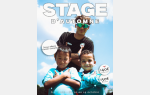 Stage d'Automne 2025 - inscriptions ouvertes