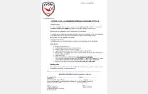 Assemblée générale du VYCAF le 29 mai 2026