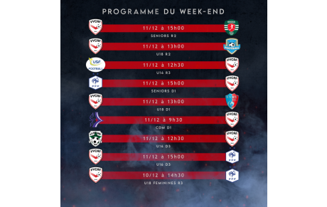 Programme du week-end