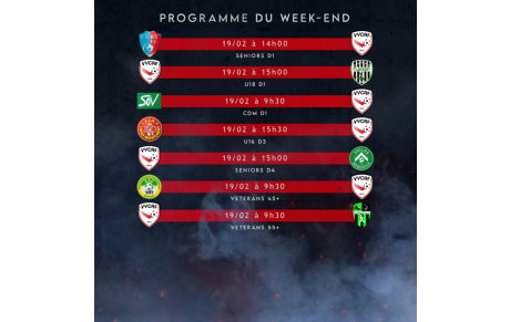 Programme du week-end