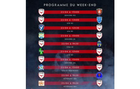 Programme du week-end