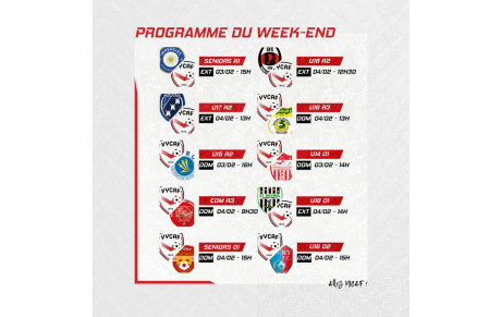 Programme du week-end