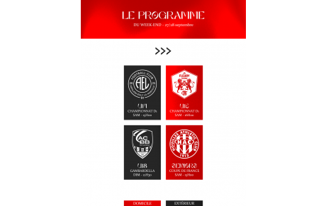Programme du week-end