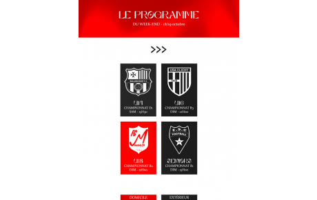 Programme du week-end