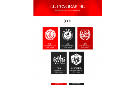 Programme du week-end