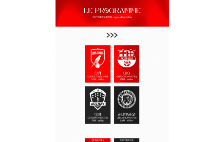 Programme du week-end