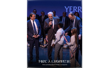 Mise à l'honneur de notre président