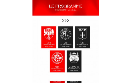 Programme du week-end