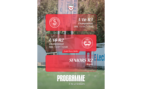 Programme du week-end